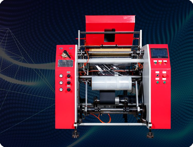 Stretch Film Slitter & Rewinder