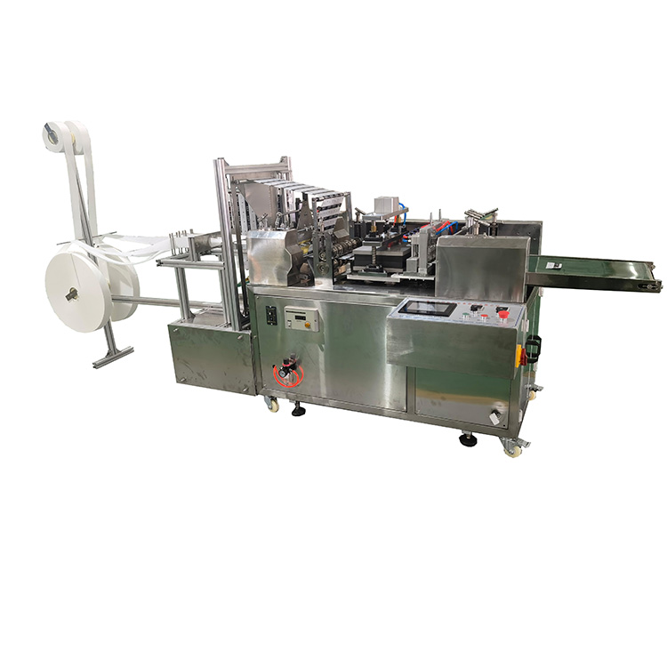 4 lanes alcohol prep pad packaging machine with V type easy tear opening