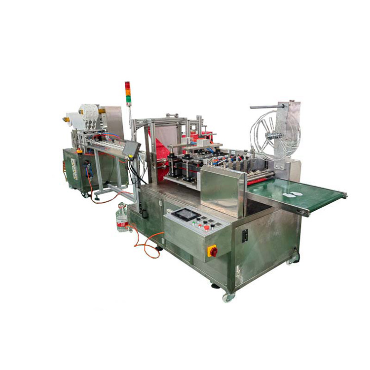 4 side seal eye pad cutting and forming packaging machine