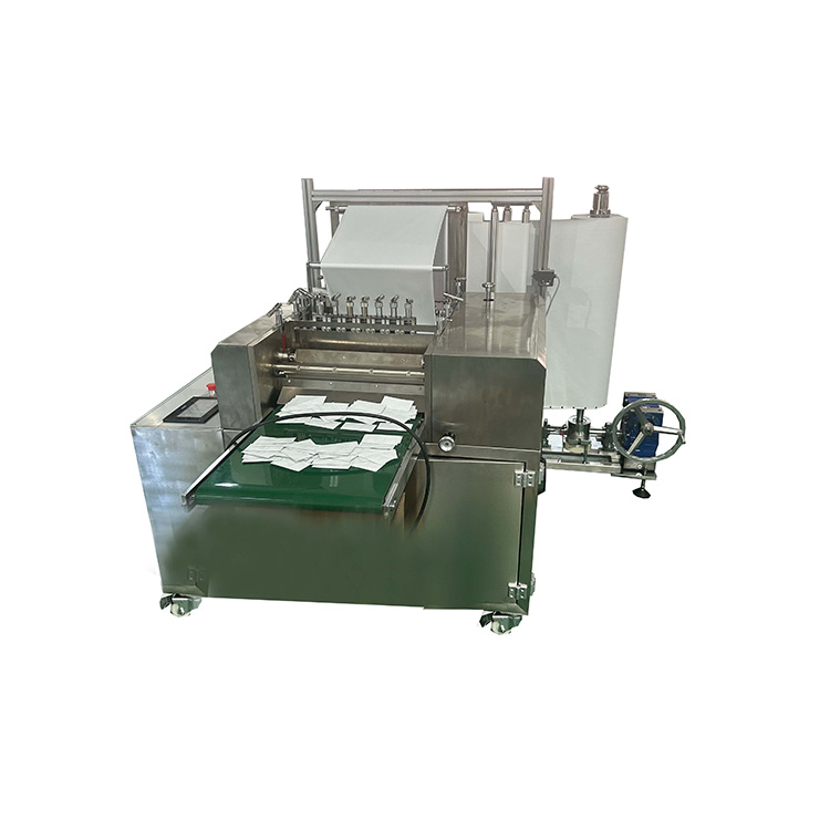 8lane alcohol prep pad packaging machine