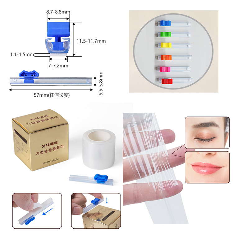 Plastic slide knife for lip Film