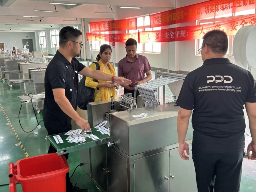 Indian Customers Purchase Alcohol Prep Pad Packaging Machine
