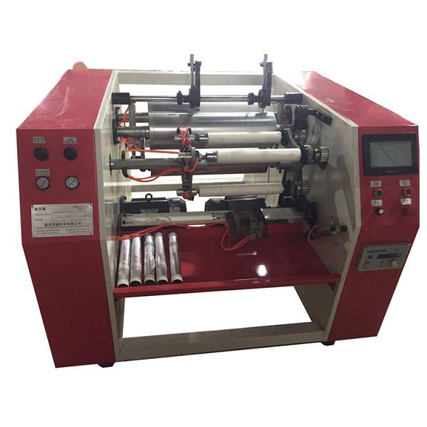 3 shaft semi atuomatic cooking paper foil perforation rewinder