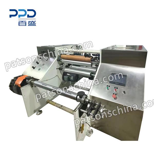 Automatyczna bezrdzeniowa maszyna do przewijania papieru do pieczenia, automatyczna maszyna do etykietowania