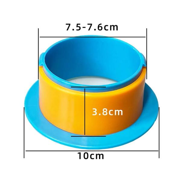 Dispenser handle for coreless stretch film roll