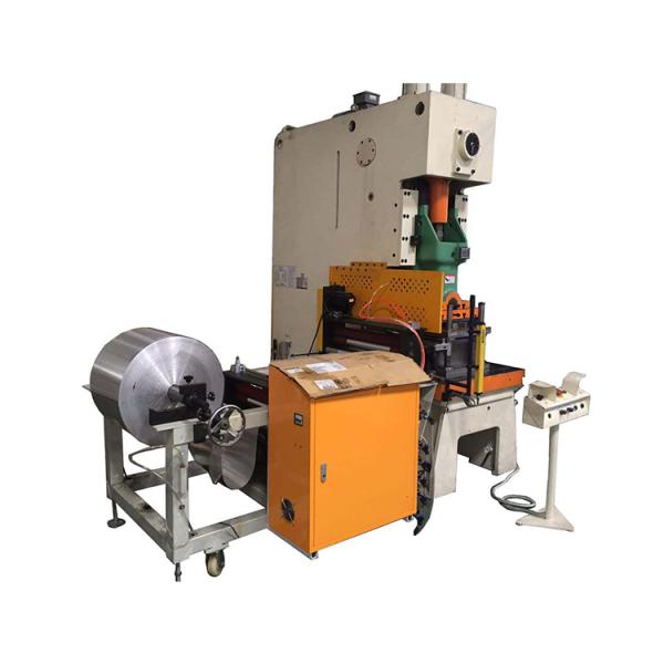 Paper plate container and aluminium foil container making machine
