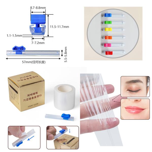 Plastic slide knife for lip Film