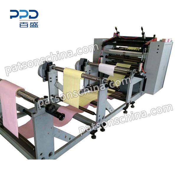 Rebobinadora cortadora de papel autocopiativo Automaitc de 3 camadas