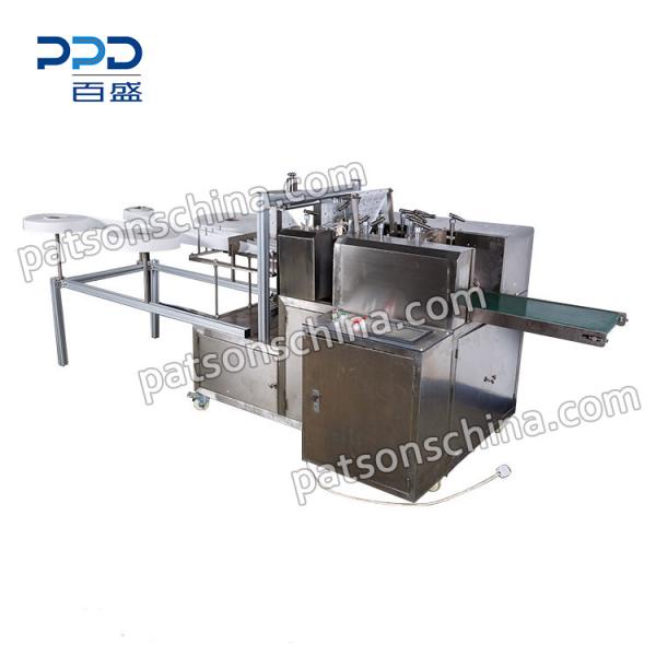Automatic alcohol prep pad packaging machine