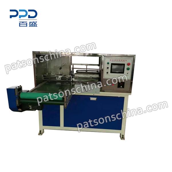 Automatic table cover rewinding machine