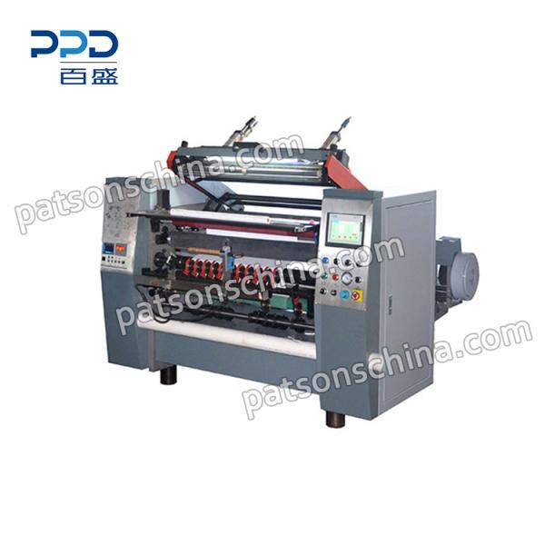 Máquina automática de corte e rebobinagem de papel térmico